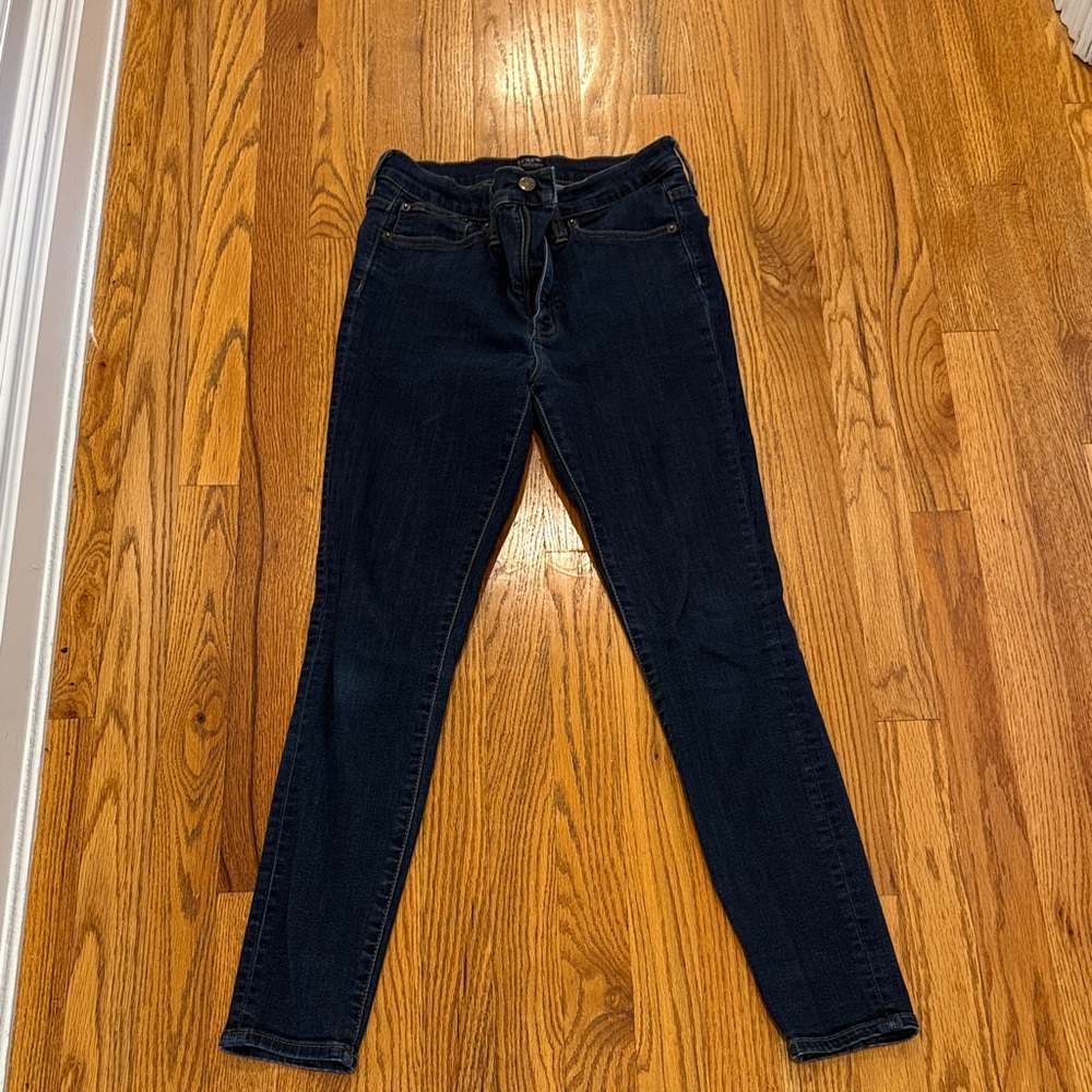 JCrew Women's Dark Blue Skinny Jeans - Classic Denim
